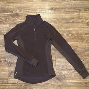 Brown Fleece Quarter Zip